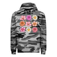 Slate Camo flowers Premium Hoodie - MaliasSmallBusiness