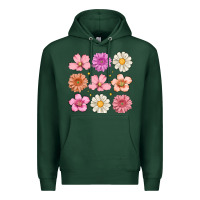 Sports Green flowers Premium Hoodie - MaliasSmallBusiness