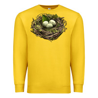 Lemon Bird Nest With Eggs Premium Sweatshirt - LillyAllenDesigns