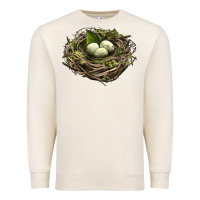 Sandshell Bird Nest With Eggs Premium Sweatshirt - LillyAllenDesigns
