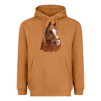 Meerkat horse portrait Heavyweight Hoodie - Artiststas
