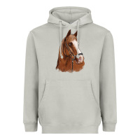 Moon Dust horse portrait Heavyweight Hoodie - Artiststas