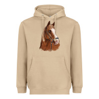 Mushroom horse portrait Heavyweight Hoodie - Artiststas