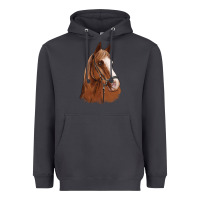 Smoke horse portrait Heavyweight Hoodie - Artiststas