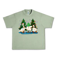 Oil Green christmas duck Urban Heavy Tee - Zillion Design Studio