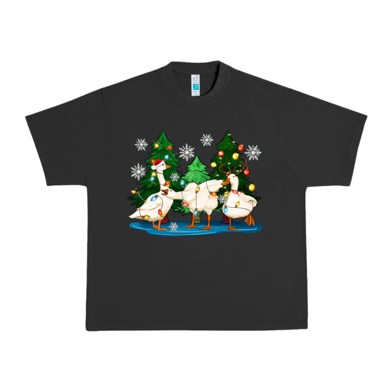 Christmas Duck Urban Heavy Tee by Zillion Design Studio | Teevron