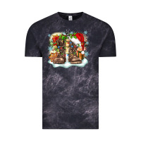 Cloud Black army christmas Vintage Tee - Zillion Design Studio
