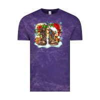 Cloud Purple army christmas Vintage Tee - Zillion Design Studio