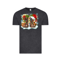Vintage Black army christmas Vintage Tee - Zillion Design Studio