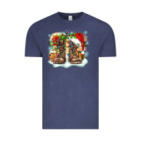 Vintage Denim army christmas Vintage Tee - Zillion Design Studio
