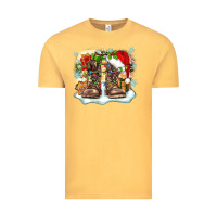 Vintage Mustard army christmas Vintage Tee - Zillion Design Studio