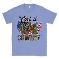 Colony Blue cool it cowboy Classic Tee - SublimationCraftShop