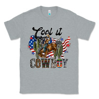 Heather Grey cool it cowboy Classic Tee - SublimationCraftShop