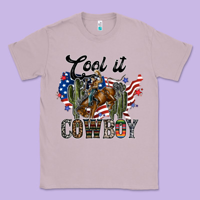 Cool It Cowboy Classic Tee Designed By Sublimationcraftshop