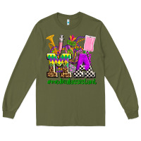 Army Green mardi gras ma medical assistant Long Sleeve Tee - AdoDesignShop