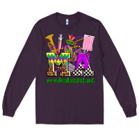 Plum mardi gras ma medical assistant Long Sleeve Tee - AdoDesignShop