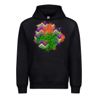 Black halloween patch Urban Hoodie - BundleAndBundleShop