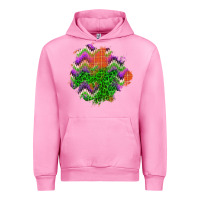 Fuchsia Pink halloween patch Urban Hoodie - BundleAndBundleShop