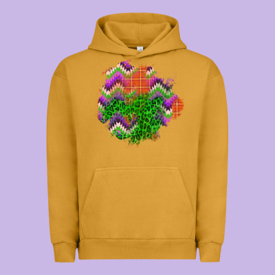 Halloween Patch Urban Hoodie Designed By Bundleandbundleshop