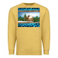 Antique Gold christmas cookie jar Premium Sweatshirt - Jasminsmagicworld