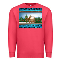 Cardinal christmas cookie jar Premium Sweatshirt - Jasminsmagicworld