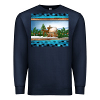Navy christmas cookie jar Premium Sweatshirt - Jasminsmagicworld