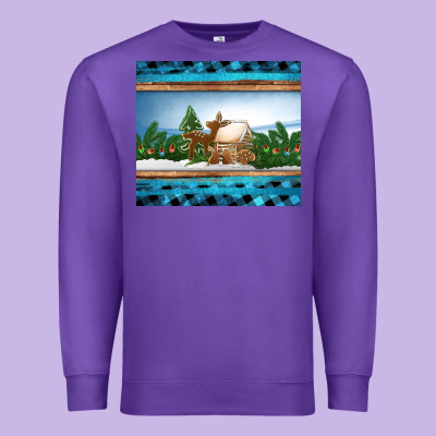 Christmas Cookie Jar Premium Sweatshirt Designed By Jasminsmagicworld