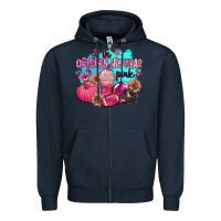 Navy in october we wear pink american football Zipper Hoodie - AdoDesignShop
