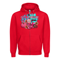 Red in october we wear pink american football Zipper Hoodie - AdoDesignShop