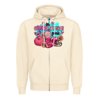 Sandshell in october we wear pink american football Zipper Hoodie - AdoDesignShop