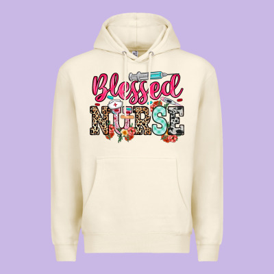 Blessed Nurse Premium Hoodie Designed By Nancycooperartshop