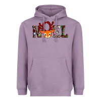 Lavender noel reindeer Heavyweight Hoodie - AdoDesignShop