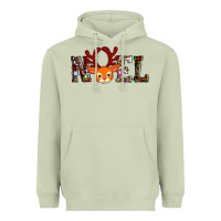 Matcha noel reindeer Heavyweight Hoodie - AdoDesignShop