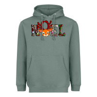 Sage noel reindeer Heavyweight Hoodie - AdoDesignShop