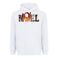 White noel reindeer Heavyweight Hoodie - AdoDesignShop