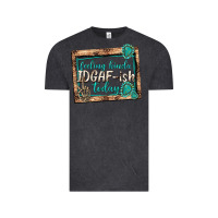 Vintage Black feeling kinda idgafish today Vintage Tee - texasbilliewilder