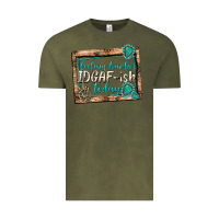 Vintage Olive feeling kinda idgafish today Vintage Tee - texasbilliewilder