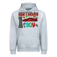 Heather Grey birthday boy 1 Urban Hoodie - BundleAndBundleShop