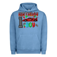 Pigment Pebble Blue birthday boy 1 Urban Hoodie - BundleAndBundleShop