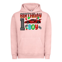 Pigment Salmon birthday boy 1 Urban Hoodie - BundleAndBundleShop