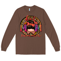 Chestnut hot mom summer messy bun Long Sleeve Tee - Zillion Design Studio