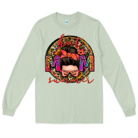 Matcha hot mom summer messy bun Long Sleeve Tee - Zillion Design Studio