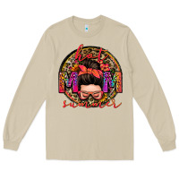 Mushroom hot mom summer messy bun Long Sleeve Tee - Zillion Design Studio