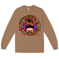 Toasted Coconut hot mom summer messy bun Long Sleeve Tee - Zillion Design Studio
