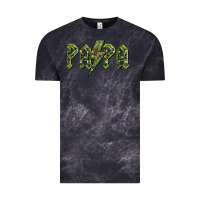 Cloud Black papa  lightning camouflage Vintage Tee - BarkalooDesign