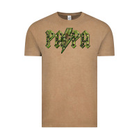 Vintage Coffee papa  lightning camouflage Vintage Tee - BarkalooDesign