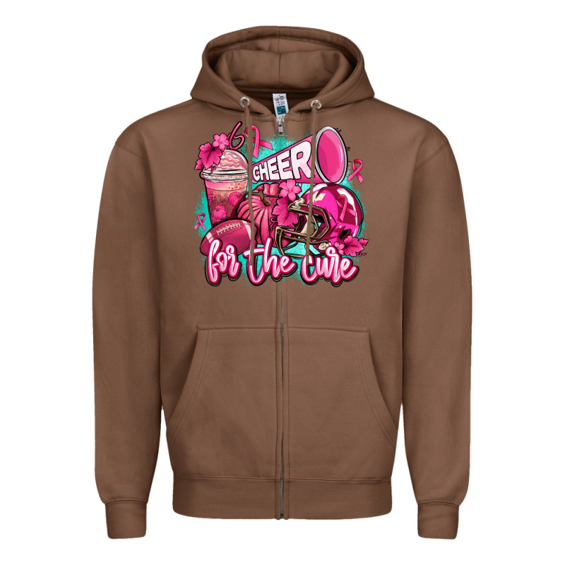 Cheer For The Cure Zipper Hoodie by AdoDesignShop | Teevron