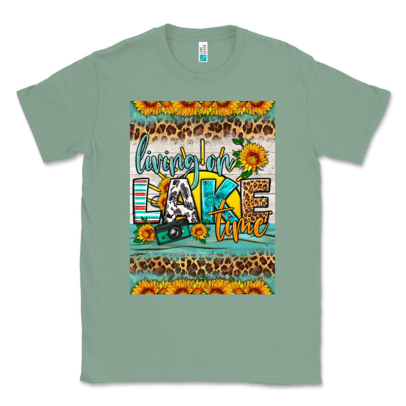 Living On Lake Time Air Freshener Classic Tee by HRA Design Shop | Teevron