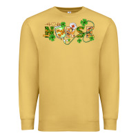 Antique Gold st patricks day nurse Premium Sweatshirt - BarkalooDesign