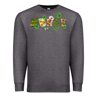 Charcoal Heather st patricks day nurse Premium Sweatshirt - BarkalooDesign